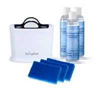 SpongeBath Deep Cleaning Sponge Holder – 6 Month Supply