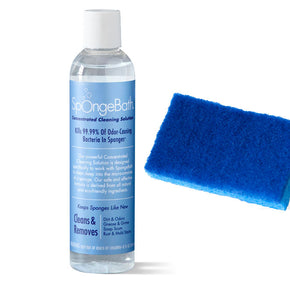 SpongeBath Concentrated Cleaning Solution & Premium Sponge